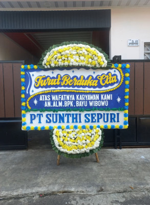 Papan Bunga Duka di Cabangbungin